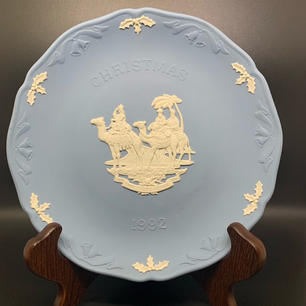 Wedgwood Christmas Plate 1992 We Three Kings